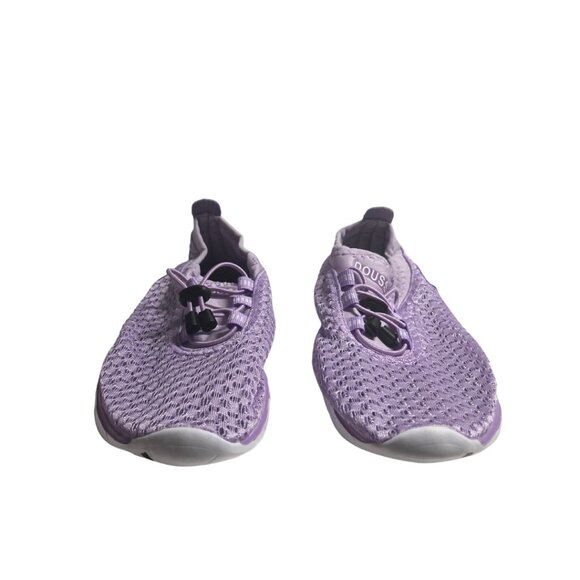 Women’s Water Shoes Quick Dry Slip-On Aqua Sneakers Purple Mesh Size 36 - Picture 2 of 13